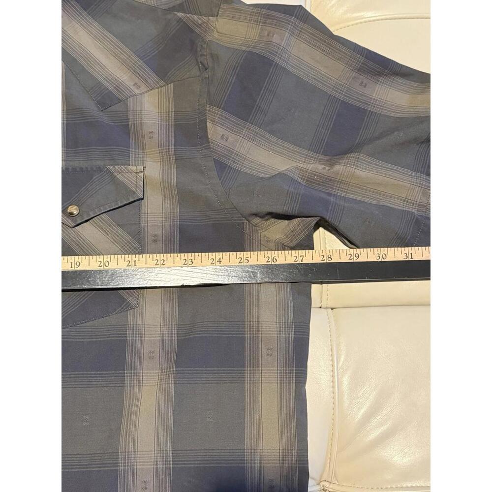 Pendleton Frontier Shirt Western Pearl Snap Men’s XXL Neutral Beige Plaid - Picture 7 of 9